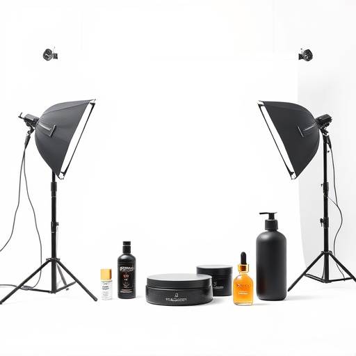 A clean, product-focused setup in Studio Eta, with a seamless white backdrop and precise, high-key lighting.