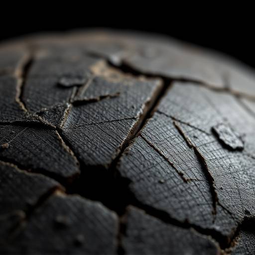 Close-up detail of a unique texture or material within one of the studios, highlighting its aesthetic appeal.